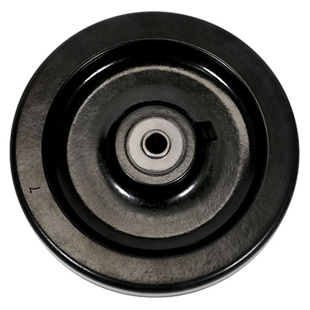 Side view of 8" x 2" phenolic wheel